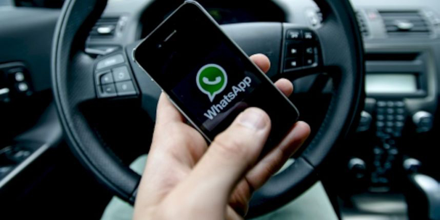 59% de los conductores consulta WhatsApp mientras conduce