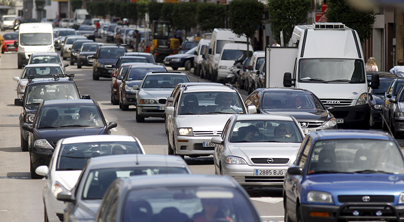 Accidentes de tráfico de camino al trabajo