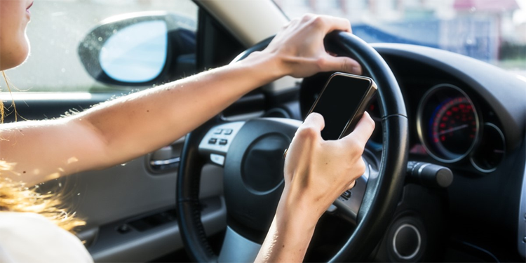 El 80% de los accidentes de tráfico son debido a una distracción